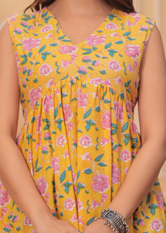 Sunny Petal Pop Kurti