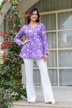 Purple Essence Kurti