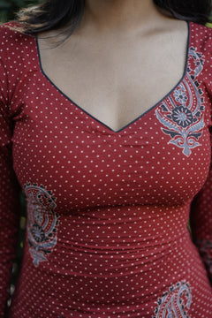 Sindoori Kurti