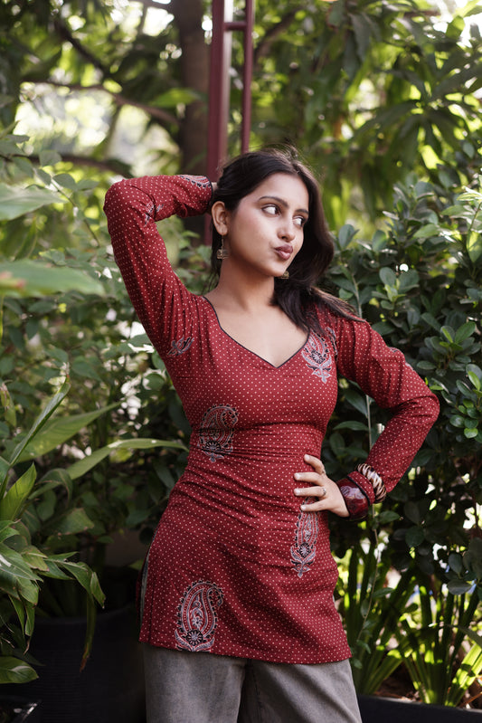 Sindoori Kurti