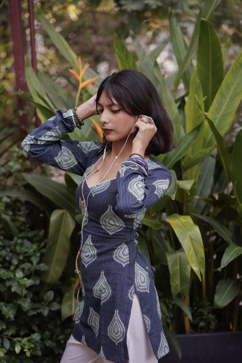 Corset Back Kurti