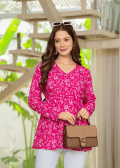 Gulabi Tara Kurti